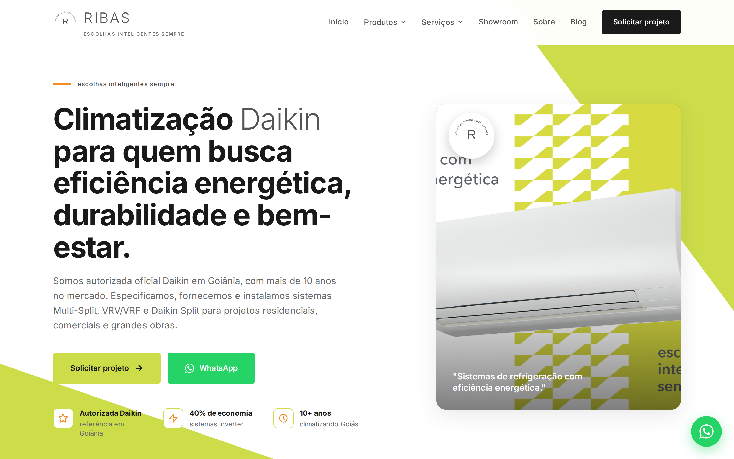 Site Ribas Refrigeração